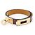 Hermès Kelly Double Tour Armband T2 Braun Golden Bordeaux