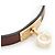 Hermès Kelly Double Tour Armband T2 Braun Golden Bordeaux - Ansicht 6