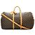 Louis Vuitton Monogram Keepall Bandouliere 60 Castaño