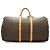 Louis Vuitton Monogram Keepall Bandouliere 60 Castaño - vista 3