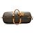 Louis Vuitton Monogram Keepall Bandouliere 60 Castaño - vista 9
