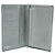 Tarjetero bi-fold de piel Chanel CC Button Plata - vista 3