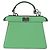 Fendi Peekaboo ISeeU Leder Small Grün - Ansicht 2