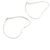 Autre Marque Pendientes de aro Tiffany Open Heart - vista 3
