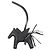 Hermès Hermes Rodeo Pegasus Handbag Charm Preto