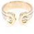 Anello Cartier 2C in oro bianco rosa e giallo 18K - vista 2