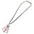 Collier Chanel ABG222 Noir Rose Blanc Doré - vue 2