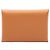 Hermès Cartera Hermes Calvi Duo - Monedero Castaño Dorado