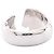 Ring Hermès Anello a fascia Hermes Carousel Argento Bianco - vista 3