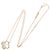 Collana Van Cleef & Arpels Vintage Alhambra Marrone D'oro - vista 2