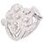 Van Cleef & Arpels Dentelle Diamantring Silber