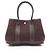 Hermès Borsa Tote Hermes Garden Party Marrone Damier ebene