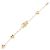 Van Cleef & Arpels Frivole Diamanten 5P Armband Golden - Ansicht 3