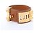 Hermès Bracelet Charmes Hermes Collier de Chien Marron Doré - vue 3