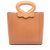 Hermès Hermes Vintage Handtasche aus braunem Leder