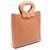 Hermès Hermes Vintage Handtasche aus braunem Leder - Ansicht 2