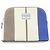 Hermès Bolso pouch Hermes Bolide Rayures Rocabar MINI Azul Gris pardo