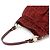 Borsa Fendi Zucca rossa in pelle e tela Rosso - vista 5