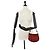 Borsa Fendi Zucca rossa in pelle e tela Rosso - vista 9