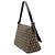 Borsa a spalla Fendi Zucchino Mamma Baguette Marrone - vista 3
