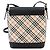 Burberry Nova Check Schultertasche Schwarz Beige - Ansicht 2