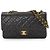 Chanel Matelasse 25 Chain Shoulder Handbag Black