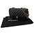 Sac à main épaule à chaîne Chanel Matelasse 25 Noir - vue 2