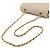 Chanel Diana Matelasse 22 Schultertasche mit Kette Beige - Ansicht 6