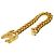 Chanel Coco Mark Turnlock Chain Bracelet Golden - view 3