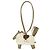 Hermès Hermes Rodeo Robeo Pluch PM Handbag Charm Beige Verde Crudo
