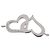 Piaget Limelight Double Heart Diamantenhalskette - Ansicht 4