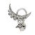 Pendientes Chanel Comet de diamantes en oro blanco 18K - vista 2