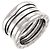 Bulgari Bague Bvlgari B-ZERO1 à 4 bandes en or blanc 18K