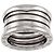 Bulgari Bague Bvlgari B-ZERO1 à 4 bandes en or blanc 18K - vue 2