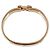 Hermès Hermes Clic H PM Armreif in Weiß und Roségold Golden - Ansicht 3