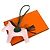 Hermès Hermes Rodeo MM Accessory Bag Charm Pink Grün Schokolade - Ansicht 2