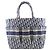 Borsa Christian Dior Oblique Catherine Tote M1279ZRIW Blu - vista 2