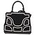 Delvaux Champion Brillant Top Handle PVC and Rubber MM Nero - vista 2