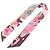 Hermès Hermes Twilly LA SOURCE DE PEGASE Ribbon Scarf Rosa Multicolore - vista 2