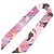 Hermès Hermes Twilly LA SOURCE DE PEGASE Ribbon Scarf Rosa Multicolore - vista 3