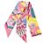 Hermès Foulard di seta Hermes Twilly LA SOURCE DE PEGASE Rosa Multicolore