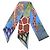Hermès Twilly THE THREE GRACES Foulard Nastro Marrone Blu
