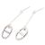 Hermès Pendientes de botón Hermes Farandole Plata - vista 3