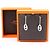 Hermès Pendientes de botón Hermes Farandole Plata - vista 6