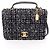 Borsa a tracolla 2-Way Chanel Matelassé Nero Bianco