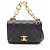 Borsa a tracolla 2-Way Chanel Matelassé Nero