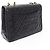 Borsa a tracolla Chanel Large Matelassé in pelle d'agnello nera Nero - vista 2