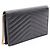 Bolsa Envelope Monogram Yves Saint Laurent Preto - vista 2
