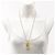 Collier Chanel D26C Coco Mark Lemon
 Doré Jaune - vue 6