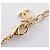 Collier pendentif long Chanel I26C Coco Mark Multicolore Doré - vue 4
